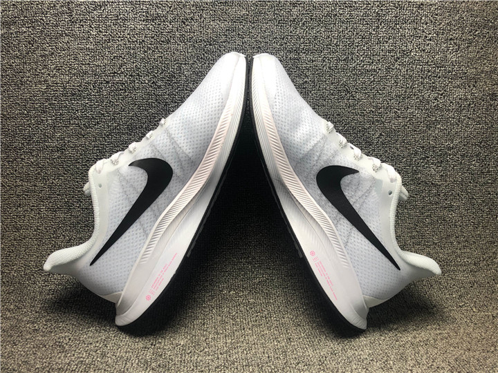 Men Nike Zoom Pegasus Turbo White Black Running Shoes